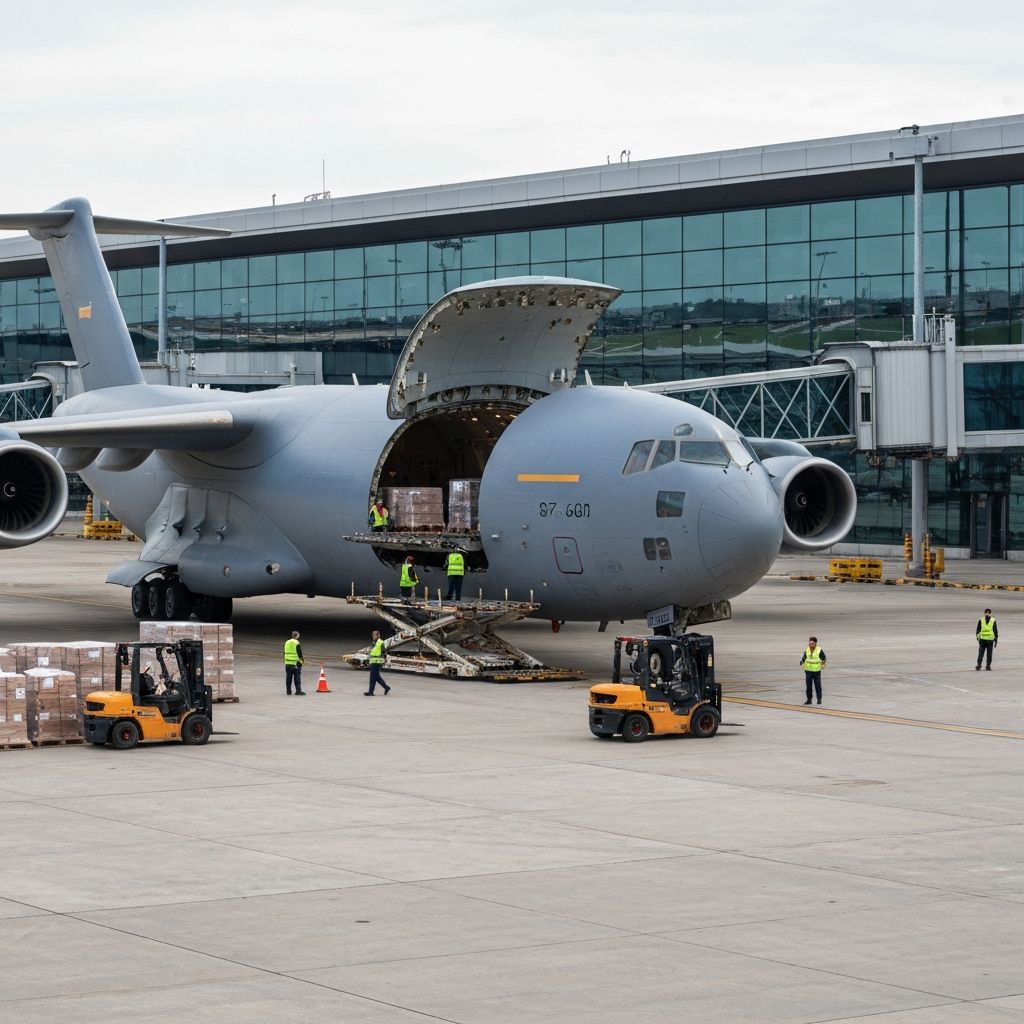 Air freight cargo loading